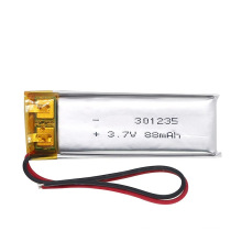 3.7V 88mAh Lithium Polymer Battery/Lipo Battery Pack with Size 35*12*3mm